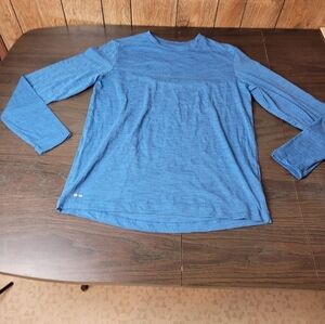 Athletic Works Men's Blue Long Sleeve Shirt